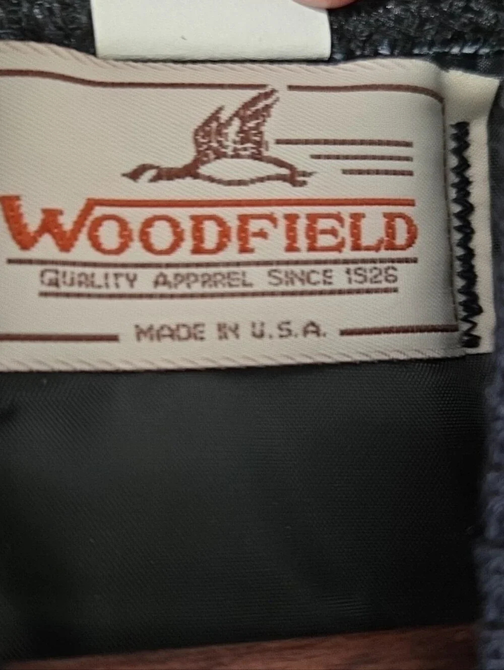 Vintage Woodfield Mens Vest Navy Size XL MADE IN USA Zipper Pockets